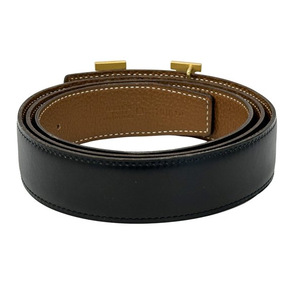 Hermes Hermès Constance belt for men, reversible box calf leather in black and - Picture 2 of 10